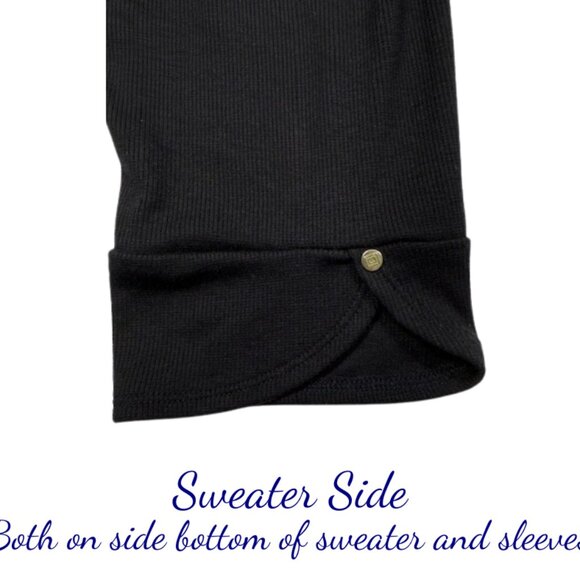 Liz Claiborne Sweater - Women's Large, Black Chic & Versatile, NWT - Picture 7 of 9